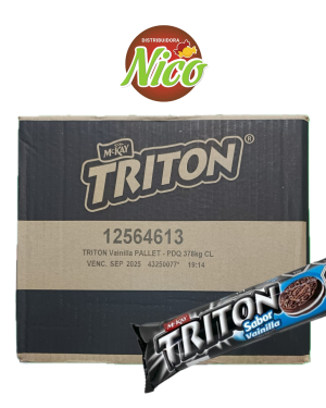 Caja Galleta Triton Vainilla x30